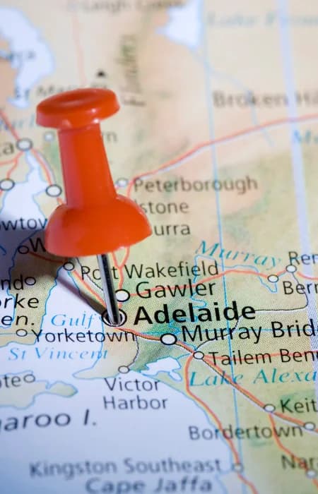 Adelaide city skyline