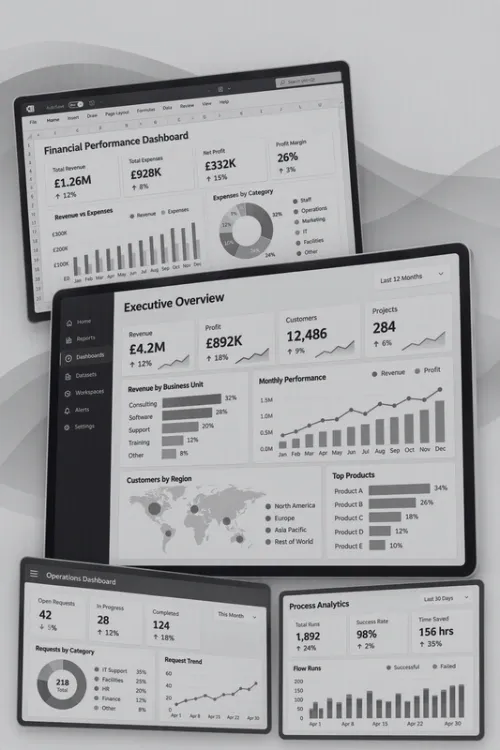 Power Platform and excel dashboards
